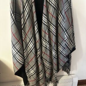 Plaid Shawl Wrap